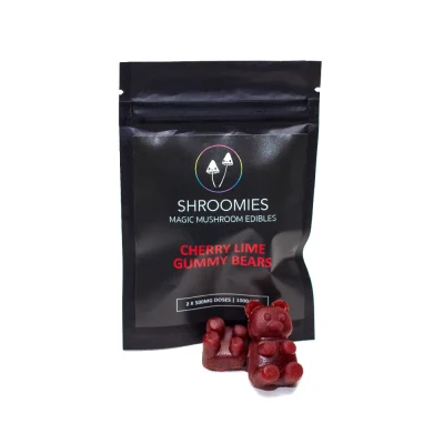 Home 19 SHROOMIES-Cherry Lime Gummy Bears Edibles