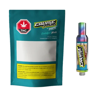 Cruise Control by BOXHOT Couch Lock Kush THC+CBN 510 Vape Cartridge